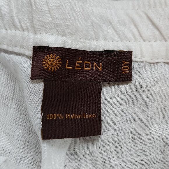 NWOT linen white shorts - Picture 2 of 3